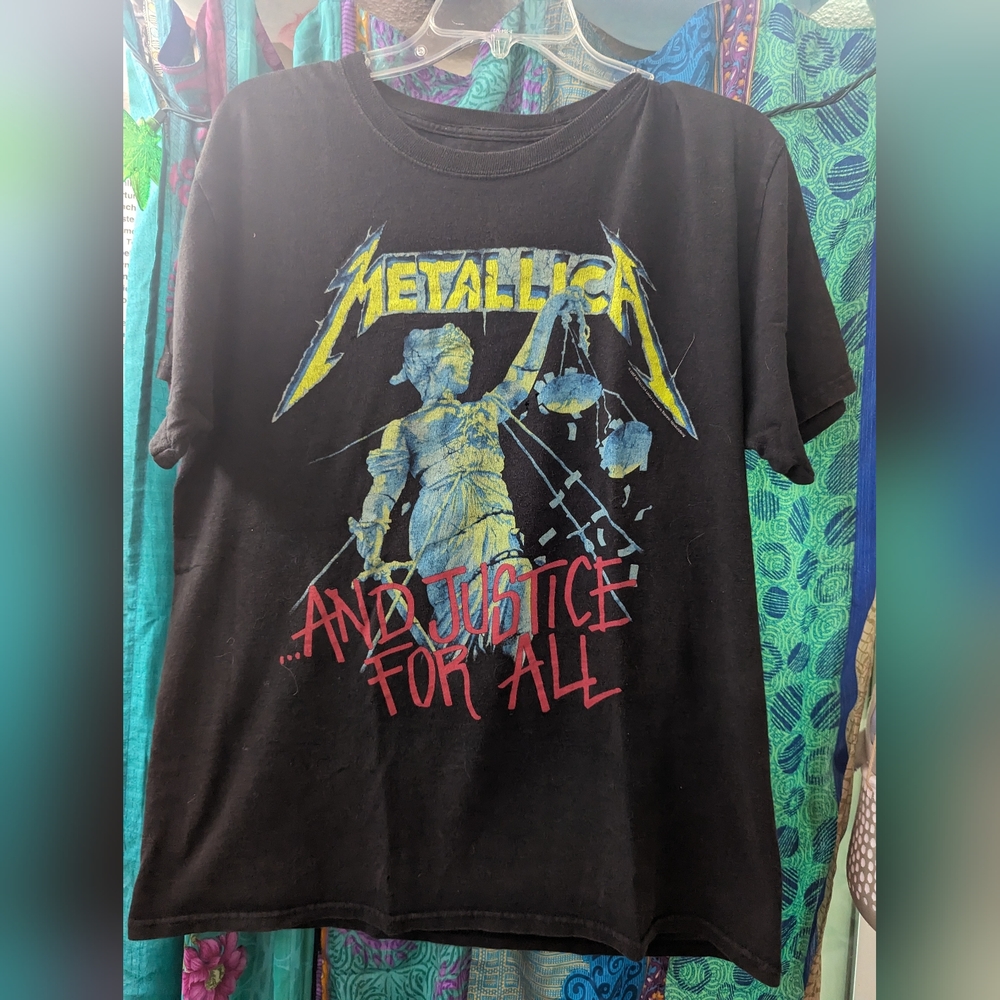 Metallica band tshirt medium and justice for all